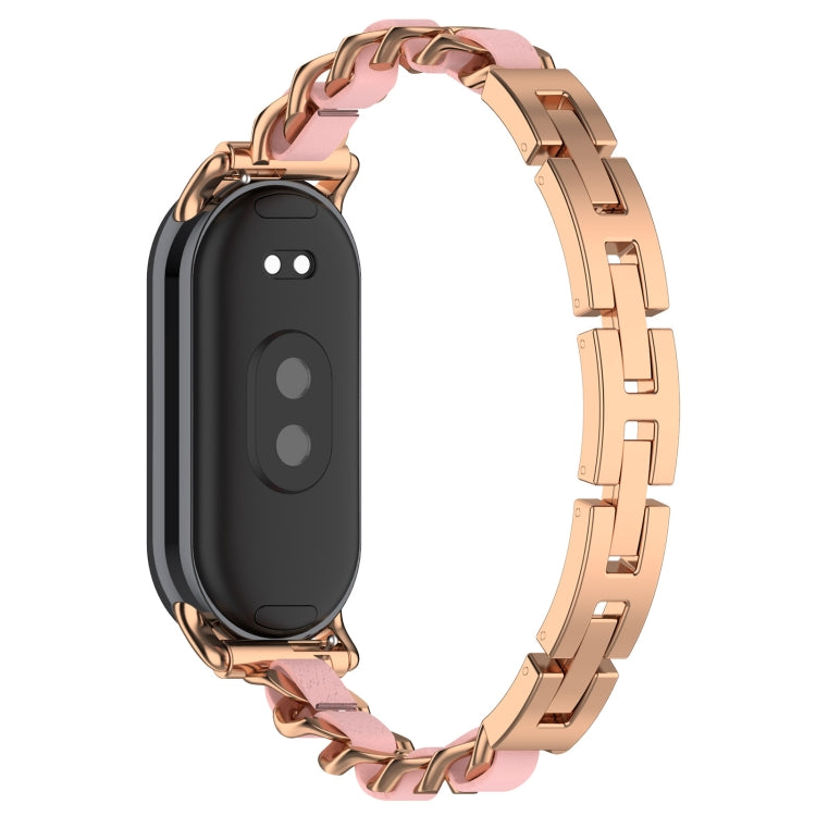 For Xiaomi Smart Band 9 / 9 NFC Fashion Bracelet Metal Watch Band(Rose Gold) - free shipping - PMC TechLife - Order now!