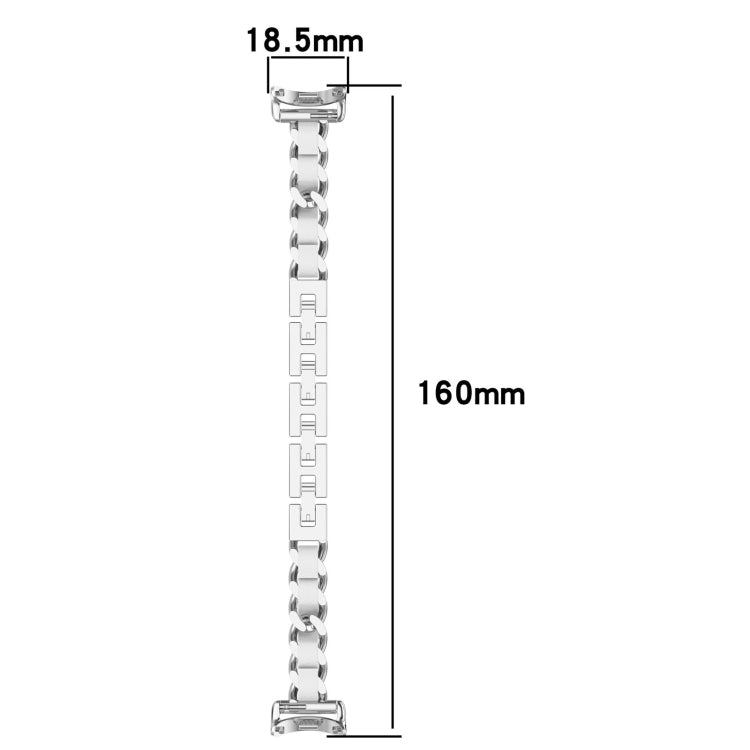 For Xiaomi Smart Band 9 / 9 NFC Fashion Bracelet Metal Watch Band(Silver) - free shipping - PMC TechLife - Order now!