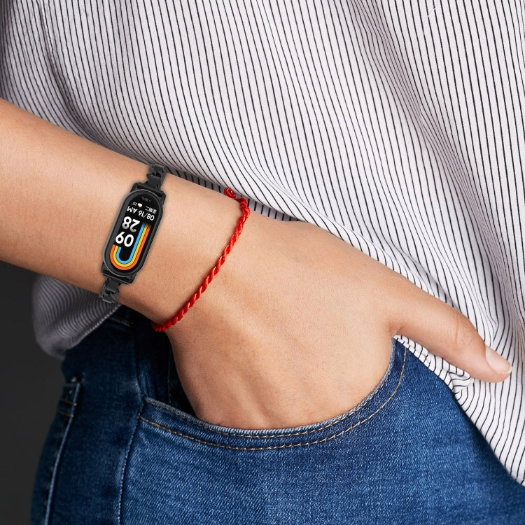 For Xiaomi Smart Band 9 / 9 NFC Fashion Bracelet Metal Watch Band(Rose Gold) - free shipping - PMC TechLife - Order now!