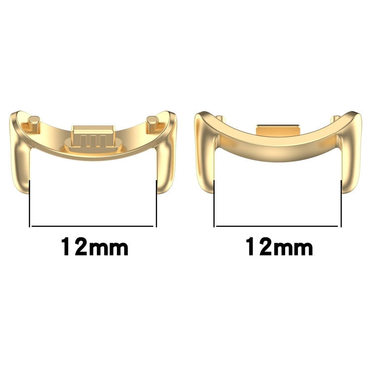 For Xiaomi Smart Band 9 NFC 12mm 1 Pair Metal Watch Band Connector(Black) - free shipping - PMc TechLife - Order now!