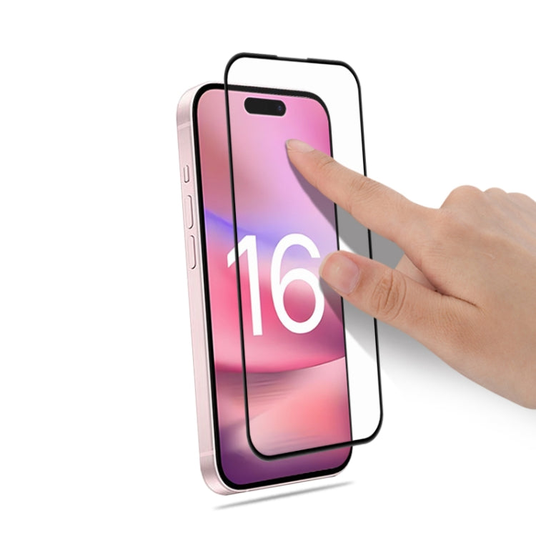For iPhone 16 mocolo 2.5D Full Glue Full Cover Tempered Glass Film - free shipping - PMC TechLife - Order now!