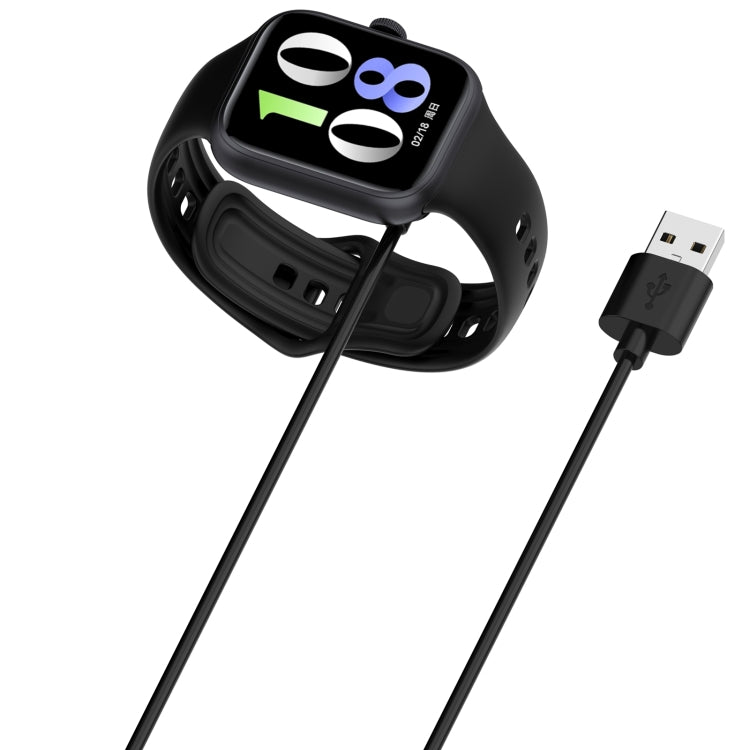 For vivo iQOO Watch GT USB Interface Smart Watch Magnetic Charging Cable, Length: 1m(Black) - Charger by PMC TechLife | Online Shopping South Africa | PMC TechLife | Buy Now Pay Later Mobicred