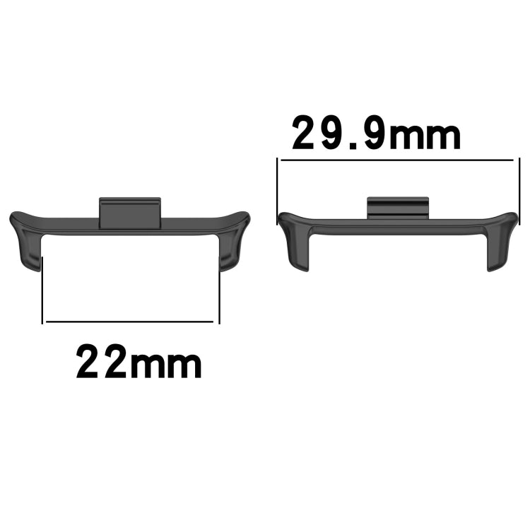 For vivo iQOO Watch GT 22mm 1 Pair Metal Watch Band Connector(Rose Gold) - free shipping - PMc TechLife - Order now!