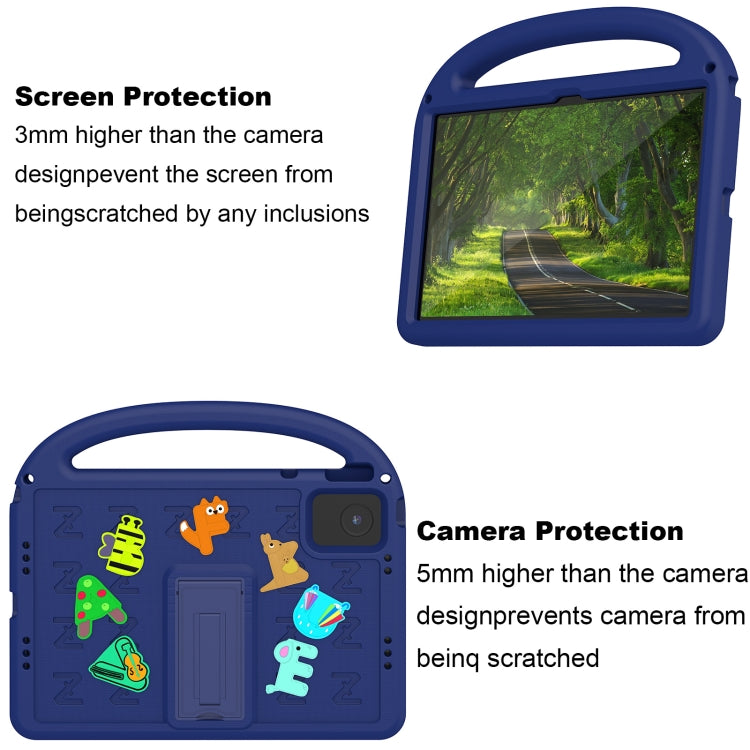 For Lenovo Tab M11 / Xiaoxin Pad 11 2024 Cartoon Sparrow EVA Shockproof Tablet Case(Navy Blue) - free shipping - PMC TechLife - Order now!