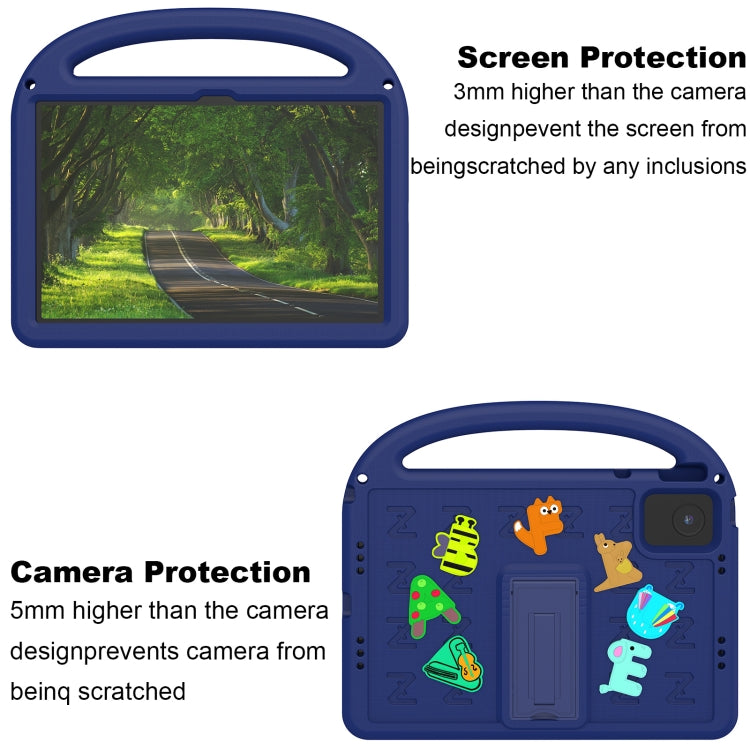 For Lenovo Tab M11 / Xiaoxin Pad 11 2024 Cartoon Sparrow EVA Shockproof Tablet Case(Navy Blue) - free shipping - PMC TechLife - Order now!