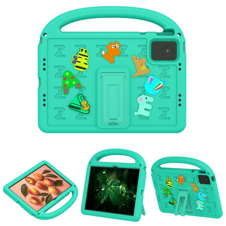 For Lenovo Tab M11 / Xiaoxin Pad 11 2024 Cartoon Sparrow EVA Shockproof Tablet Case(Glacier Green) - Lenovo by PMC TechLife | Online Shopping South Africa | PMC TechLife | Buy Now Pay Later Mobicred