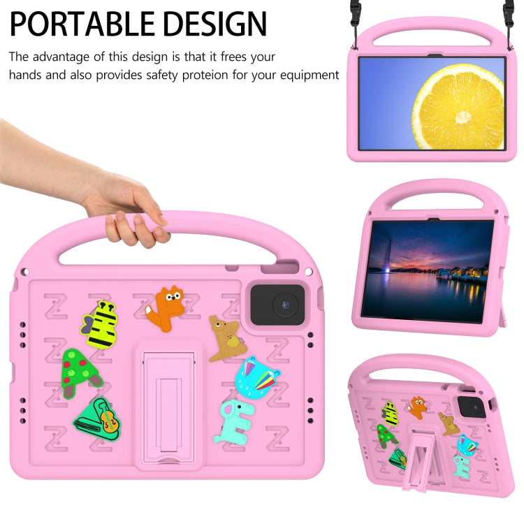 For Lenovo Tab M11 / Xiaoxin Pad 11 2024 Cartoon Sparrow EVA Shockproof Tablet Case(Pink) - Lenovo by PMC TechLife | Online Shopping South Africa | PMC TechLife | Buy Now Pay Later Mobicred