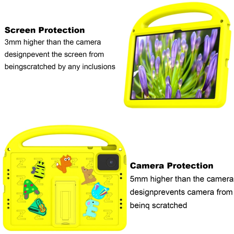 For Lenovo Tab M11 / Xiaoxin Pad 11 2024 Cartoon Sparrow EVA Shockproof Tablet Case(Yellow) - Lenovo by PMC TechLife | Online Shopping South Africa | PMC TechLife | Buy Now Pay Later Mobicred
