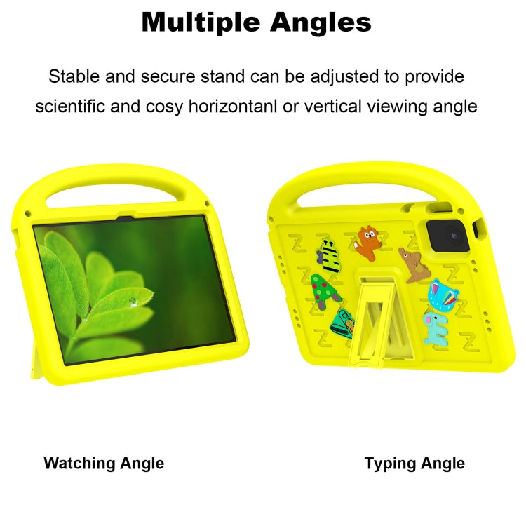 For Lenovo Tab M11 / Xiaoxin Pad 11 2024 Cartoon Sparrow EVA Shockproof Tablet Case(Yellow) - Lenovo by PMC TechLife | Online Shopping South Africa | PMC TechLife | Buy Now Pay Later Mobicred