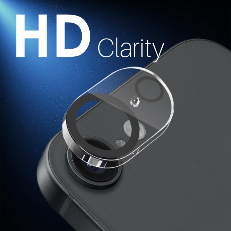 For iPhone 16e NORTHJO Camera Lens Protector 3D Night Shot Tempered Glass Film(Black) - iPhone 16e Tempered Glass by NORTHJO | Online Shopping South Africa | PMC TechLife | Buy Now Pay Later Mobicred