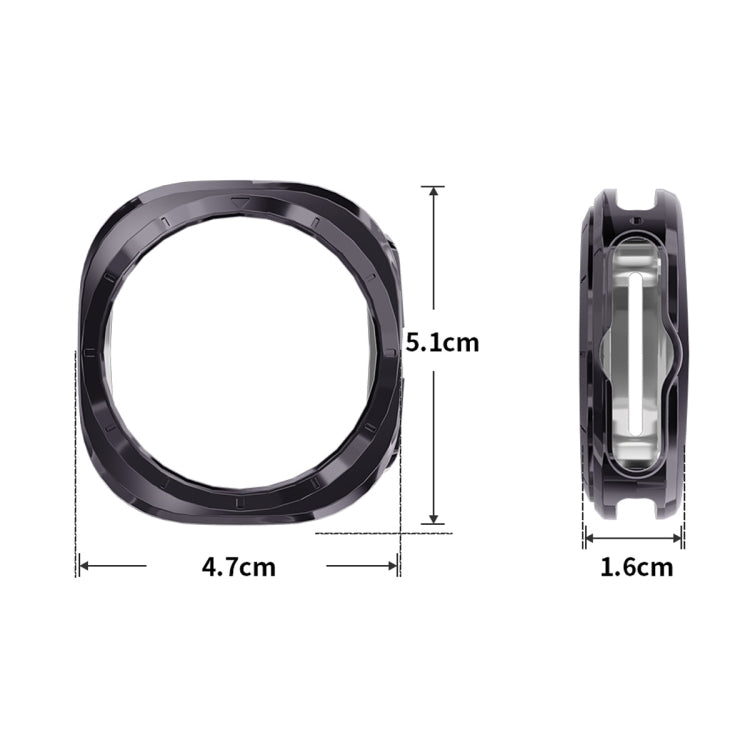 For Samsung Galaxy Watch Ultra 47mm ENKAY Hat-Prince Electroplated Soft TPU Case + 0.2mm 9H Glass Screen Protector(Rose Gold) - free shipping - PMC Jewellery - Order now!