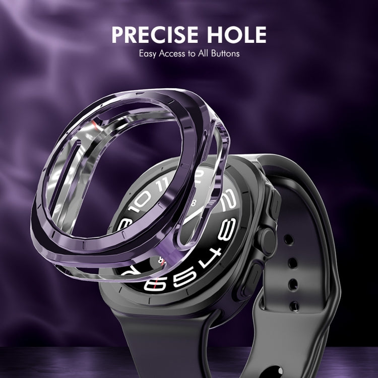 For Samsung Galaxy Watch Ultra 47mm ENKAY Hat-Prince Electroplated Soft TPU Case + 0.2mm 9H Glass Screen Protector(Rose Gold) - free shipping - PMC Jewellery - Order now!