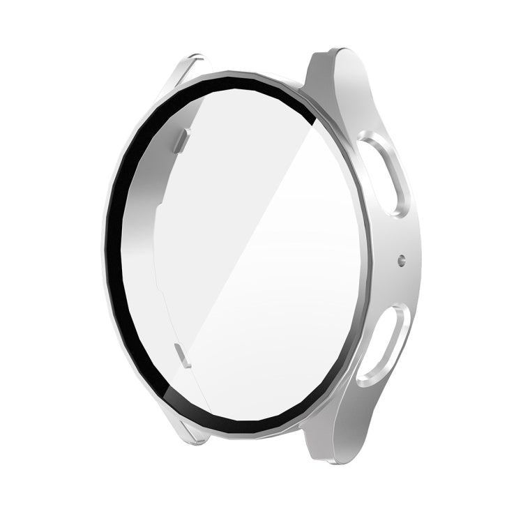 For Samsung Galaxy Watch7 40mm ENKAY Hat-Prince Full Coverage PC + Tempered Glass Film Integrated Watch Case(Silver) - free shipping - PMc TechLife - Order now!
