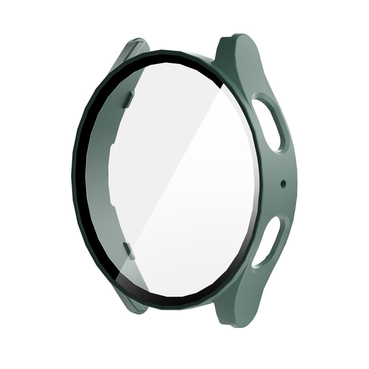 For Samsung Galaxy Watch7 44mm ENKAY Hat-Prince Full Coverage PC + Tempered Glass Film Integrated Watch Case(Dark Green) - free shipping - PMc TechLife - Order now!