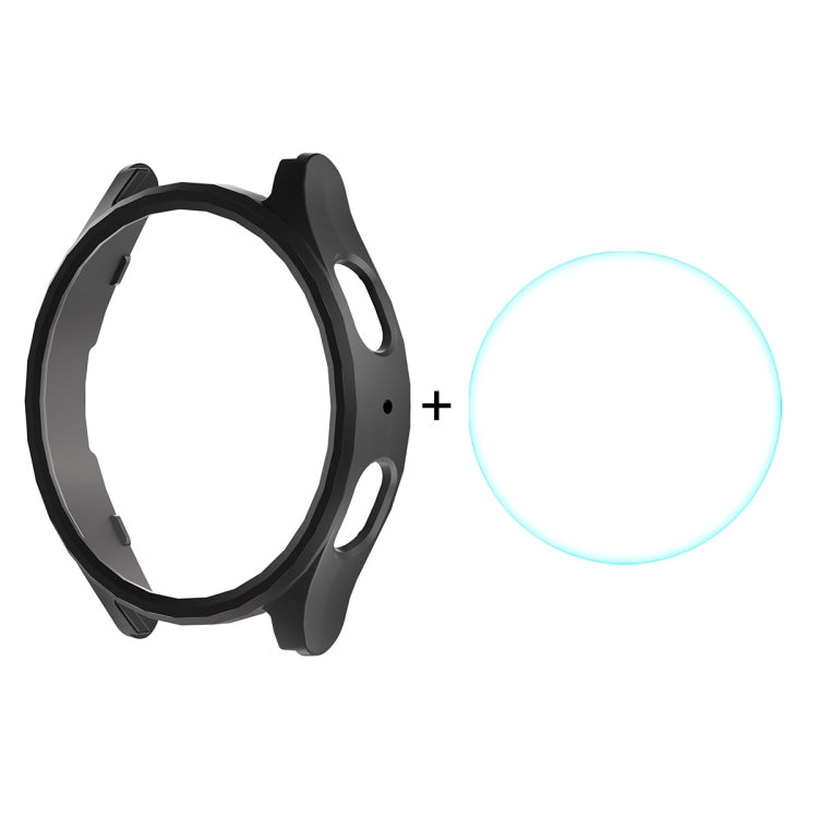 For Samsung Galaxy Watch7 40mm ENKAY Hat-Prince Electroplated Hard PC Case + 0.2mm 9H Glass Screen Protector(Black) - free shipping - PMc TechLife - Order now!