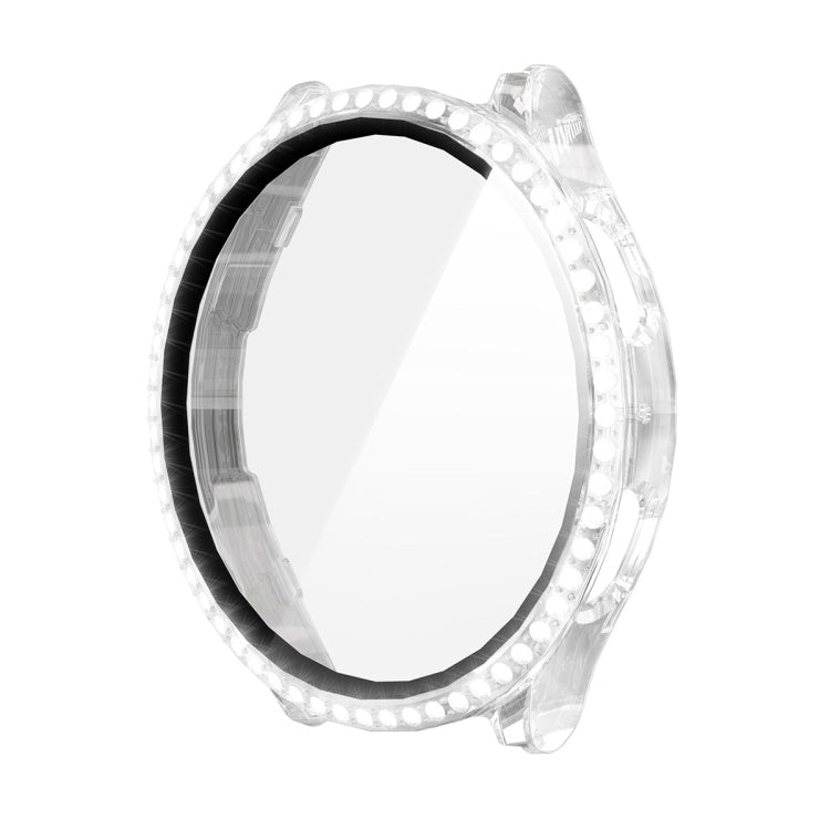 For Samsung Galaxy Watch7 44mm ENKAY Hat-Prince Blink Full Coverage PC + Tempered Glass Film Integrated Watch Case(Transparent) - free shipping - PMc TechLife - Order now!
