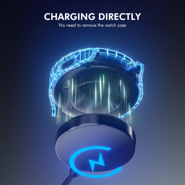 For Samsung Galaxy Watch7 44mm ENKAY Hat-Prince Blink Full Coverage PC + Tempered Glass Film Integrated Watch Case(Silver) - free shipping - PMc TechLife - Order now!