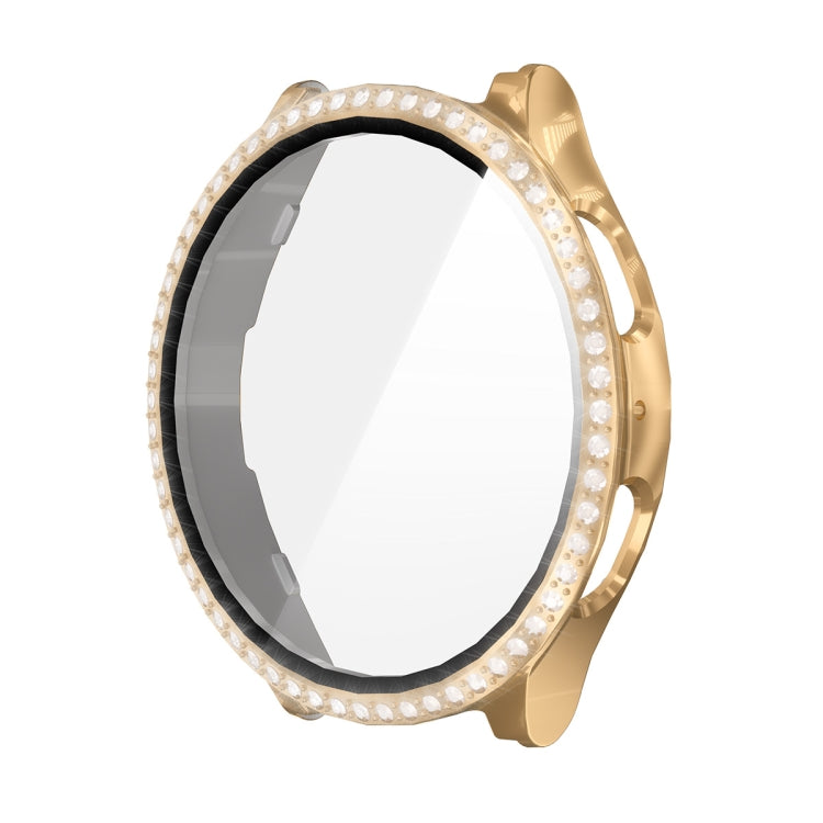 For Samsung Galaxy Watch7 44mm ENKAY Hat-Prince Blink Full Coverage PC + Tempered Glass Film Integrated Watch Case(Rose Gold) - free shipping - PMc TechLife - Order now!
