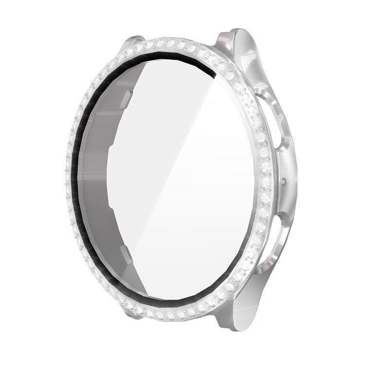 For Samsung Galaxy Watch7 40mm ENKAY Hat-Prince Blink Full Coverage PC + Tempered Glass Film Integrated Watch Case(Silver) - free shipping - PMc TechLife - Order now!