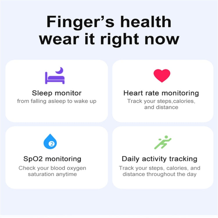 R03 SIZE 8 Smart Ring, Support Heart Rate / Blood Oxygen / Sleep / Multiple Sports Modes(Black) - Smart Rings / Smart Telephones by PMC TechLife | Online Shopping South Africa | PMC TechLife | Buy Now Pay Later Mobicred