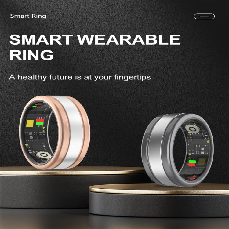R18 SIZE 10 Smart Ring, Support Heart Rate / Blood Oxygen / Sleep / Multiple Sports Modes(Gold) - Smart Rings / Smart Telephones by PMC TechLife | Online Shopping South Africa | PMC TechLife | Buy Now Pay Later Mobicred