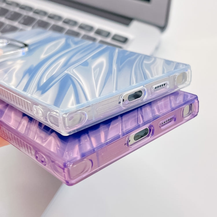 For Samsung Galaxy S25 Ultra 5G Plating Glitter Texture TPU Phone Case with Lens Film(Pink Tinfoil Texture) - free shipping - PMC Jewellery - Order now!