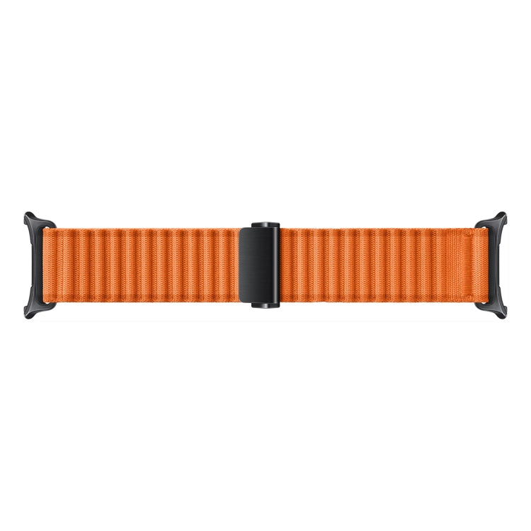 For Apple Watch Ultra 49mm Off Road Magnetic Buckle Braided Nylon Watch Band(Orange) - free shipping - PMC Jewellery - Order now!