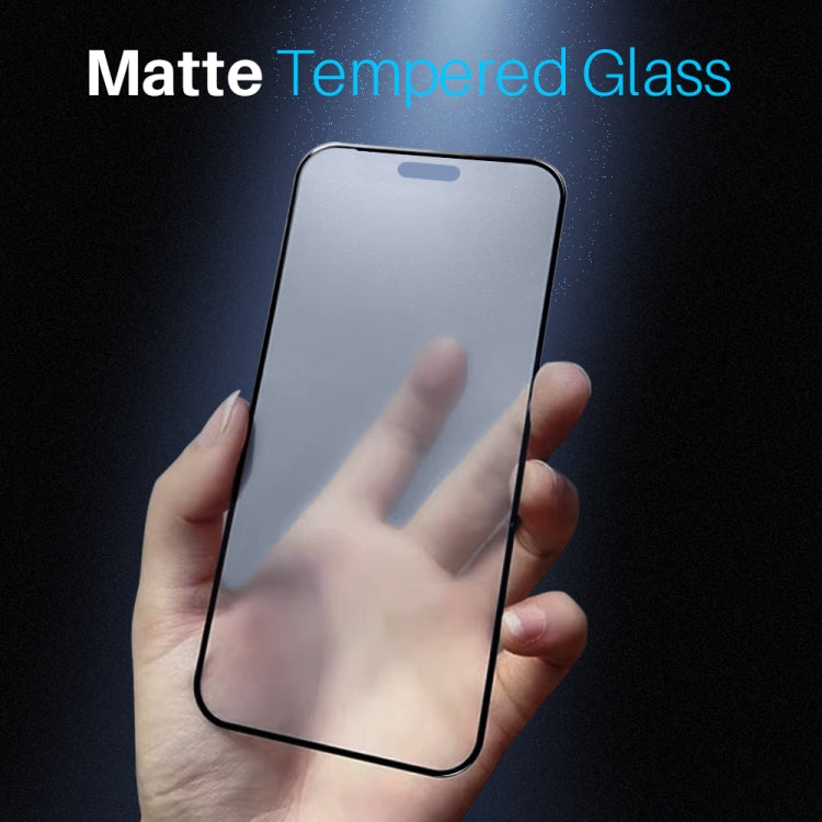 For iPhone 16 Pro NORTHJO Matte Silkscreen Anti-Fingerprint Tempered Glass Film - iPhone 16 Pro Tempered Glass by NORTHJO | Online Shopping South Africa | PMC TechLife | Buy Now Pay Later Mobicred