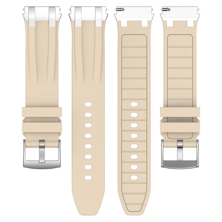 For Amazfit Active 20mm Quick Release Silver Buckle Royal Silicone Watch Band(Starlight) - free shipping - PMC TechLife - Order now!