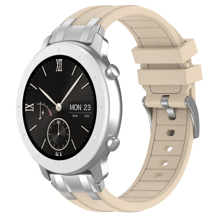 For Amazfit Pop 20mm Quick Release Silver Buckle Royal Silicone Watch Band(Starlight) - free shipping - PMC TechLife - Order now!