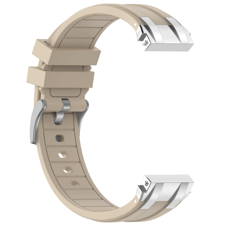 For Amazfit Bip Lite 20mm Quick Release Silver Buckle Royal Silicone Watch Band(Starlight) - free shipping - PMC TechLife - Order now!