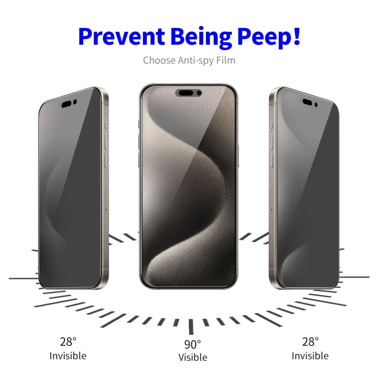 For iPhone 16 Pro Max ENKAY Hat-Prince 28 Degree Anti-peeping Privacy Tempered Glass Film - iPhone 16 Pro Max Tempered Glass by ENKAY | Online Shopping South Africa | PMC TechLife | Buy Now Pay Later Mobicred