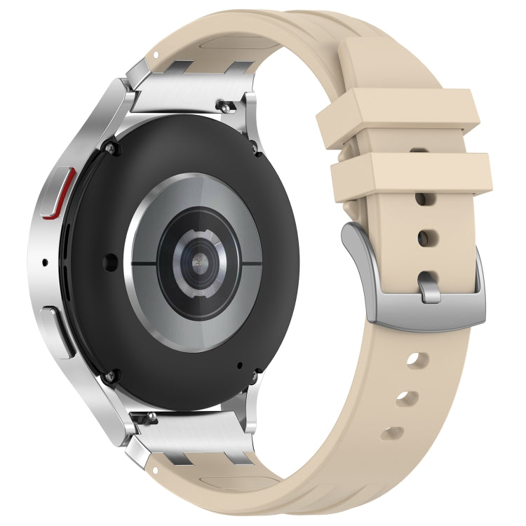 For Huawei Watch Buds 22mm Quick Release Silver Buckle Royal Silicone Watch Band(Starlight) - free shipping - PMC TechLife - Order now!