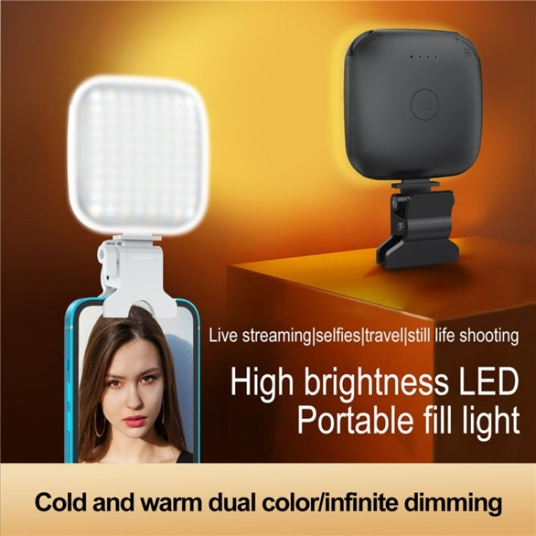V15 Mini Clip-On Portable LED Fill Light Phone Laptop Video Conference Live Streaming Fill Lamp(Purple) - Selfie Light by PMC TechLife | Online Shopping South Africa | PMC TechLife | Buy Now Pay Later Mobicred