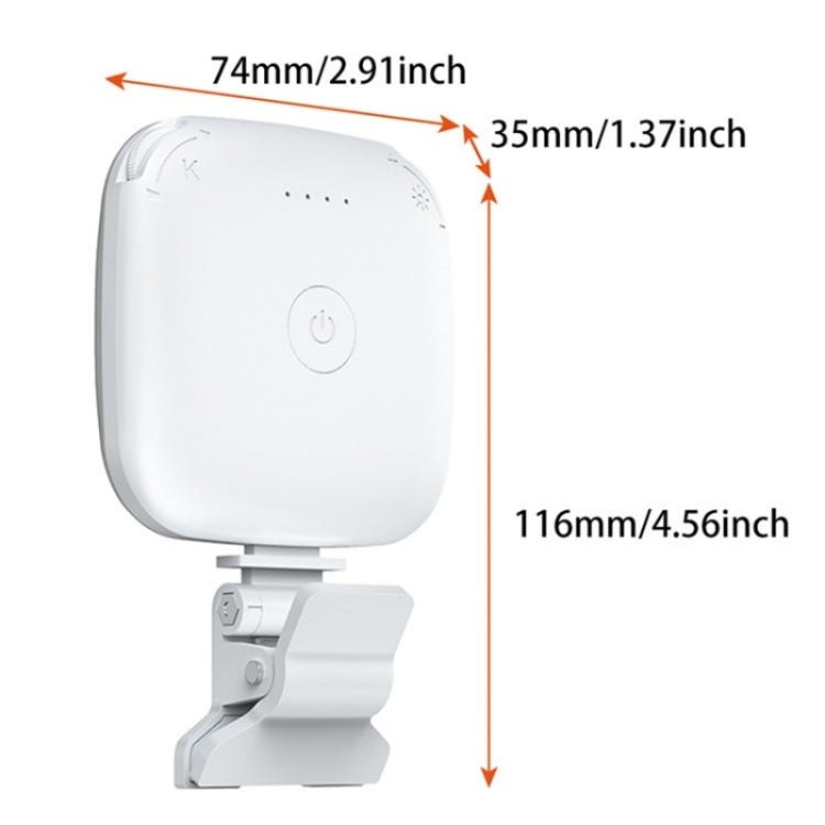 V15 Mini Clip-On Portable LED Fill Light Phone Laptop Video Conference Live Streaming Fill Lamp(White) - Selfie Light by PMC TechLife | Online Shopping South Africa | PMC TechLife | Buy Now Pay Later Mobicred