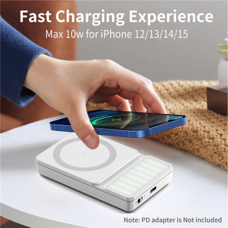 V17 Live Broadcast RGB LED Fill Light MagSafe Magnetic Phone Photography Lamp - Selfie Light by PMC TechLife | Online Shopping South Africa | PMC TechLife | Buy Now Pay Later Mobicred