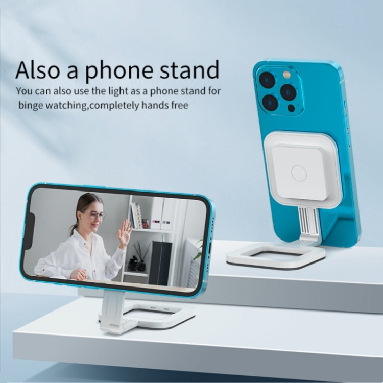 V18 Portable Skin Beauty Live Streaming LED Fill Light Magnetic Phone Selfie Lamp(White) - Selfie Light by PMC TechLife | Online Shopping South Africa | PMC TechLife | Buy Now Pay Later Mobicred