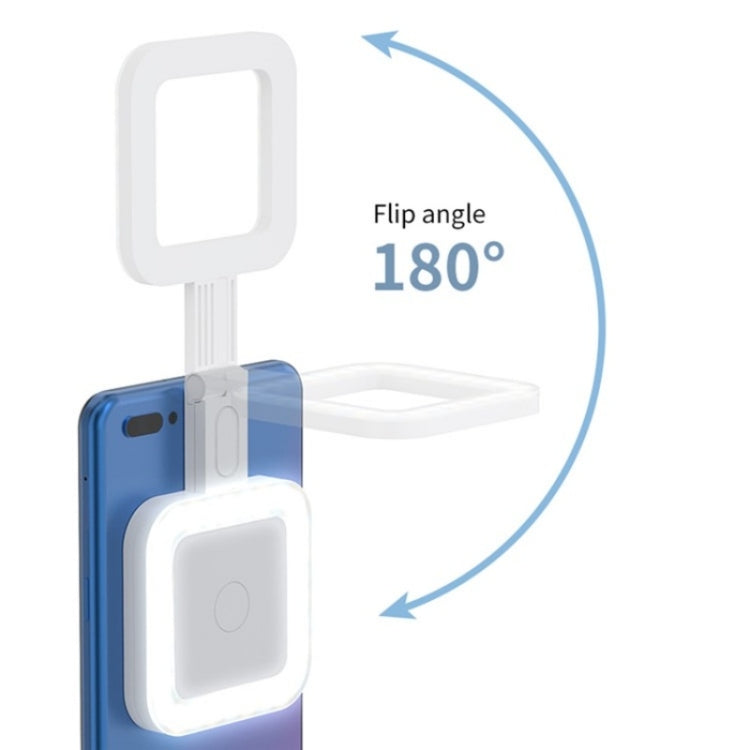 V18 Portable Skin Beauty Live Streaming LED Fill Light Magnetic Phone Selfie Lamp(White) - Selfie Light by PMC TechLife | Online Shopping South Africa | PMC TechLife | Buy Now Pay Later Mobicred