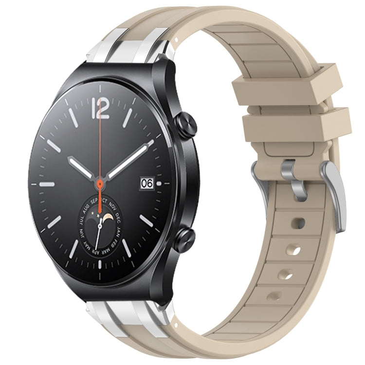 For Xiaomi Watch S1 22mm Quick Release Silver Buckle Royal Silicone Watch Band(Starlight) - free shipping - PMC TechLife - Order now!