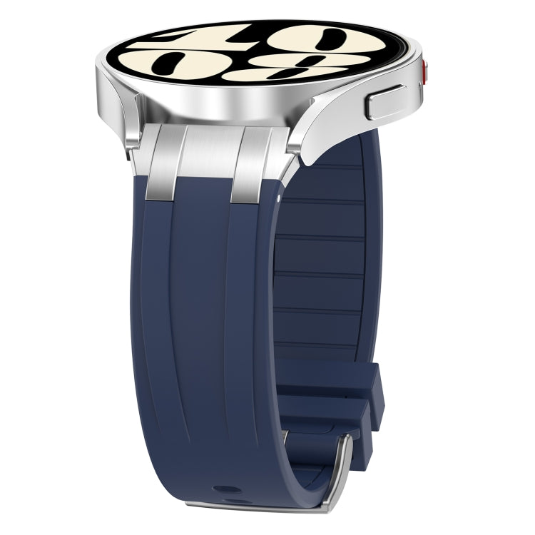 For Xiaomi Watch Color 2 22mm Quick Release Silver Buckle Royal Silicone Watch Band(Navy Blue) - free shipping - PMC TechLife - Order now!