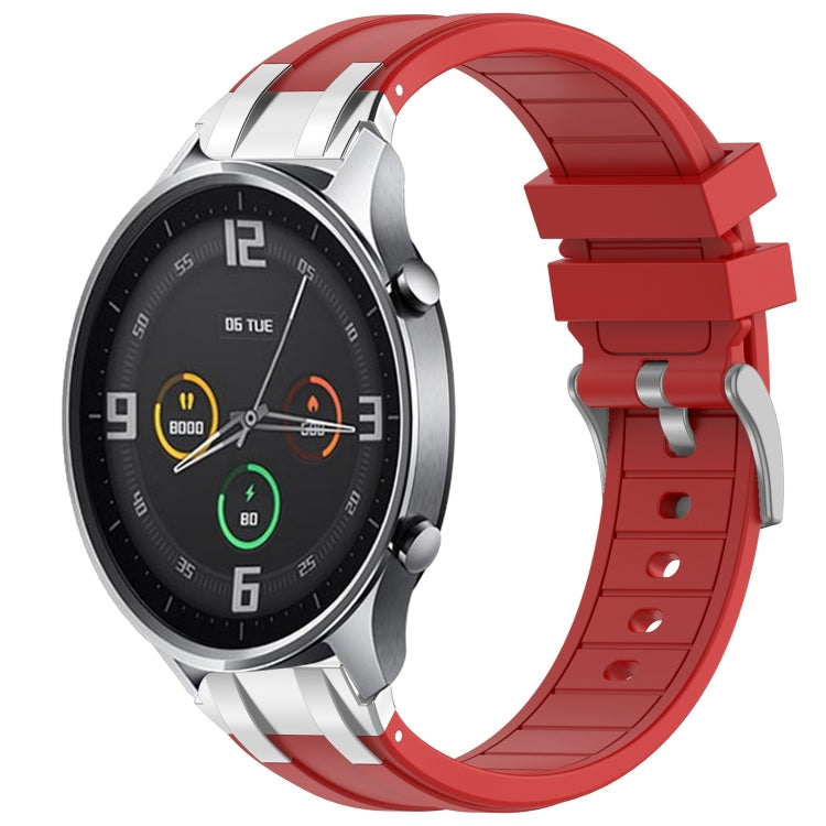 For Xiaomi Watch Color 22mm Quick Release Silver Buckle Royal Silicone Watch Band(Red) - free shipping - PMC TechLife - Order now!