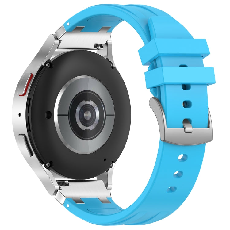 For Garmin Venu 2 22mm Quick Release Silver Buckle Royal Silicone Watch Band(Sky Blue) - free shipping - PMC TechLife - Order now!