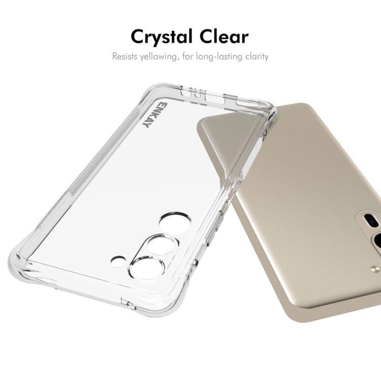 For Fujitsu Arrows We2 Plus / F-51E ENKAY Clear TPU Shockproof Anti-slip Phone Case - free shipping - PMC Jewellery - Order now!