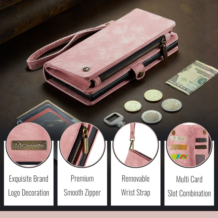 For iPhone 16 Pro CaseMe 008 Detachable Multifunctional Leather Phone Case(Pink) - iPhone 16 Pro Cases by CaseMe | Online Shopping South Africa | PMC TechLife | Buy Now Pay Later Mobicred