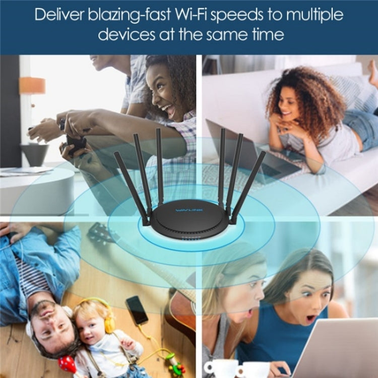 WAVLINK WN531A6 Dual Band Wireless Repeater AC2100 Gigabit Ethernet Port WiFi Router, Plug:UK Plug - free shipping - PMC Jewellery - Order now!
