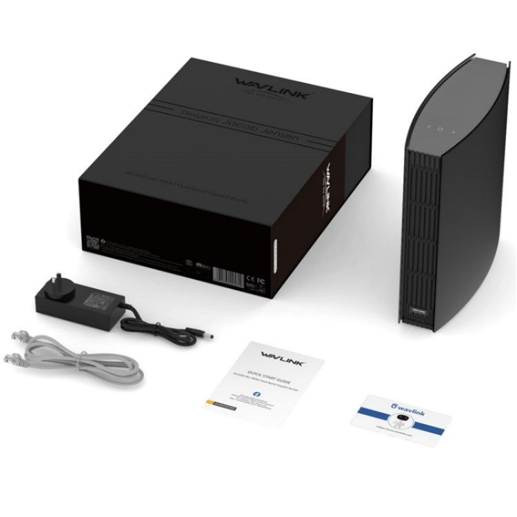 WAVLINK WN538A8 With LCD Screen AC3200 Home Dual Band Gigabit Smart WiFi Router, Plug:US Plug - free shipping - PMC Jewellery - Order now!