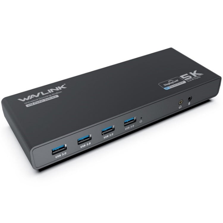 WAVLINK UG69PD6 Dual 4K Laptop Docking Station 5K HD Displaylink 65 / 100W PD Charging, Plug:EU Plug - free shipping - PMc TechLife - Order now!