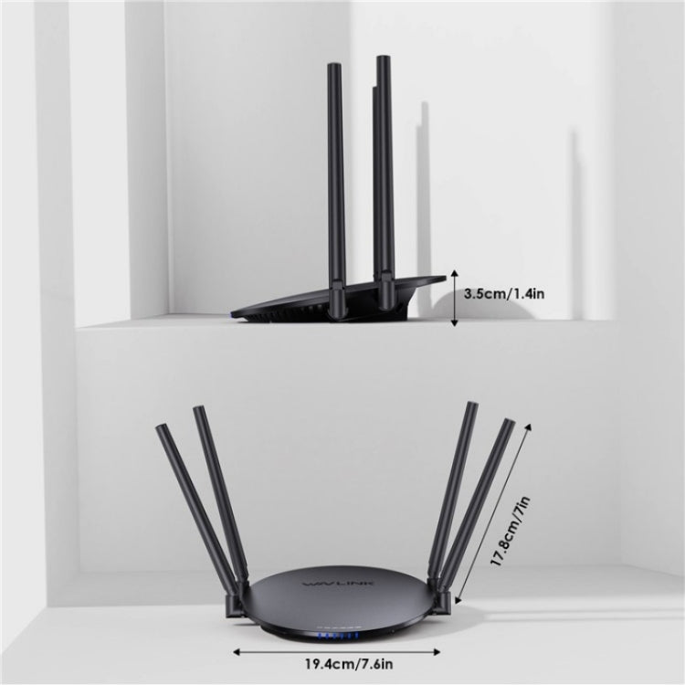 WAVLINK WN530HG3 AC1200 Dual Band AP Router 1000Mbps WAN / LAN Ethernet Port, Plug:UK Plug - free shipping - PMC Jewellery - Order now!