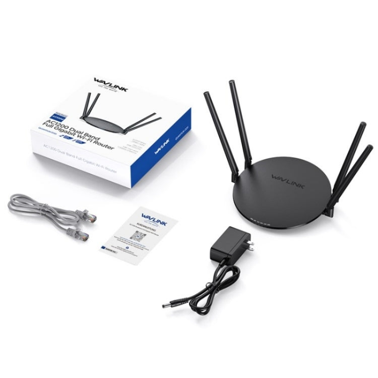 WAVLINK WN530HG3 AC1200 Dual Band AP Router 1000Mbps WAN / LAN Ethernet Port, Plug:US Plug - free shipping - PMC Jewellery - Order now!