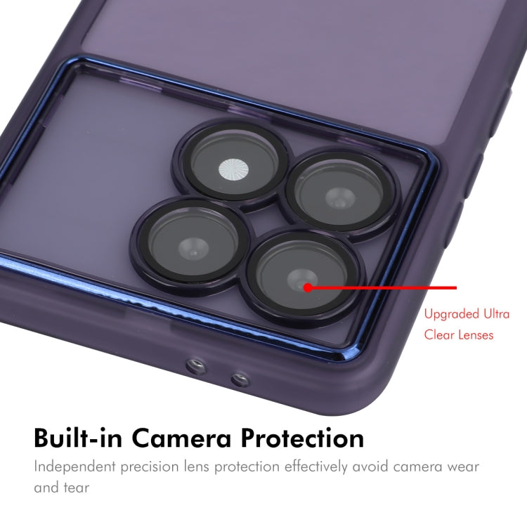 For Redmi K70 / K70 Pro ENKAY Hat-Prince Translucent Matte TPU Phone Case with Lens Film(White) - free shipping - PMC Jewellery - Order now!